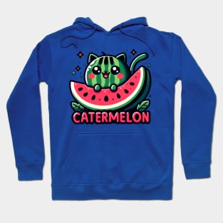 Catermelon Fruity Watermelon Cat Hoodie